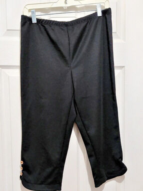 Black Pull-On Pants